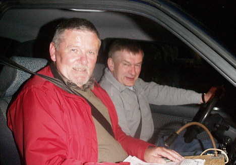 Anders Fisker deltager normalt i A-klassen sammen med Harry Hansen.